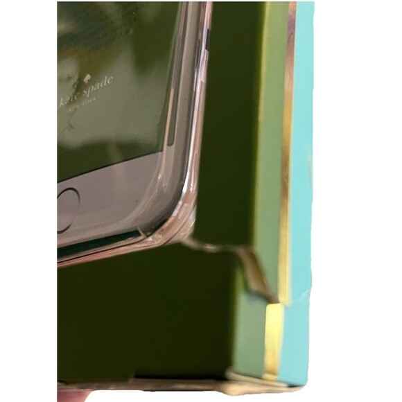 Kate Spade Protective Case for iPhone 8/7/6S/6 Glitter Rose Gold Stripes NIB - Picture 4 of 4